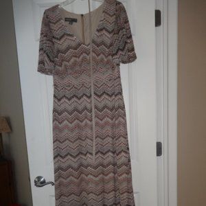 Donna Rico multicolor BOHO maxi dress size 12